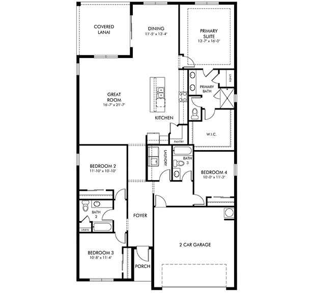 Emilia Model Floorplan