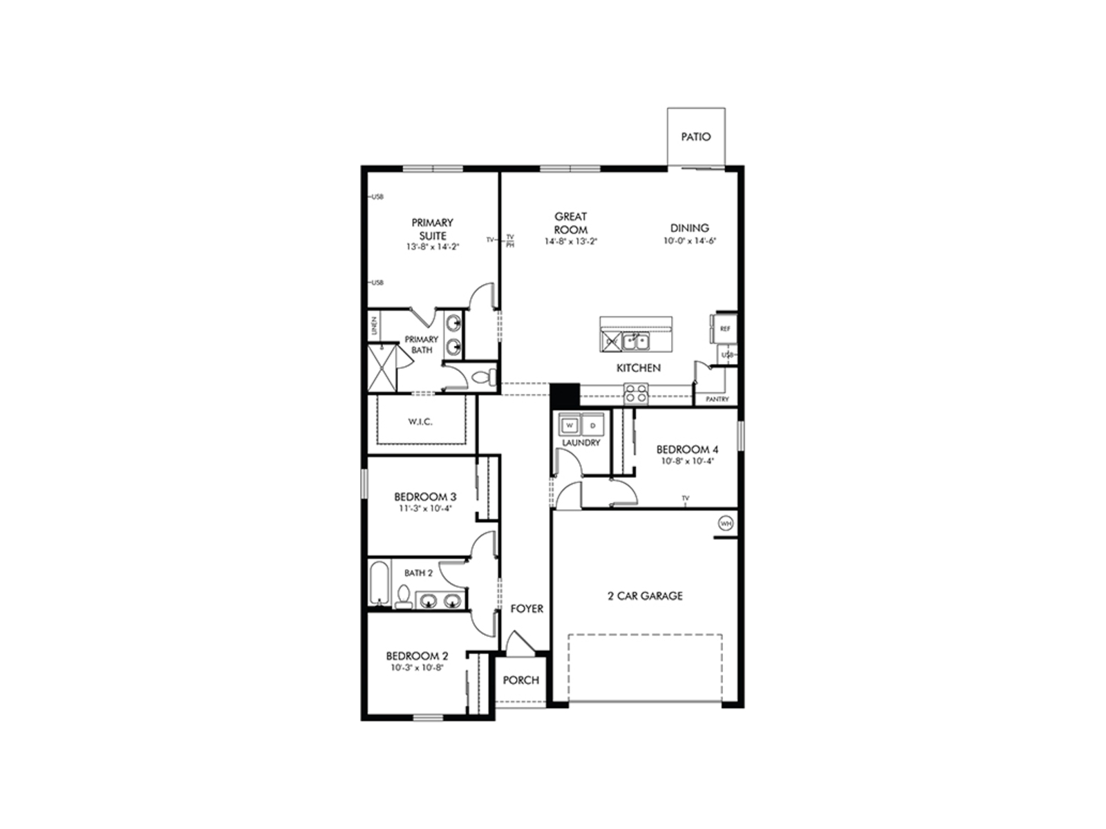 Foxglove Model Floorplan