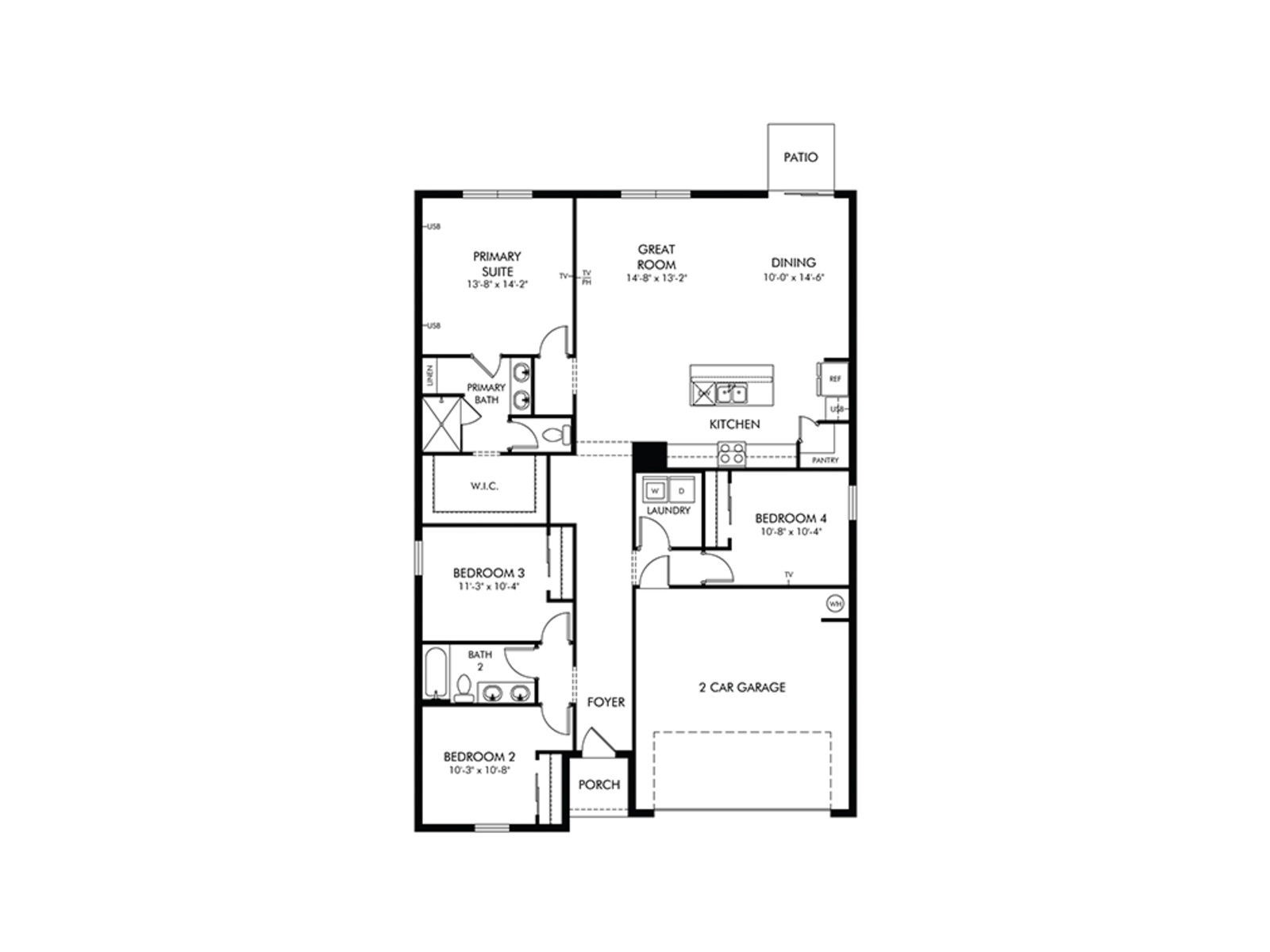 Foxglove Model Floorplan