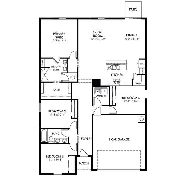 Foxglove Model Floorplan