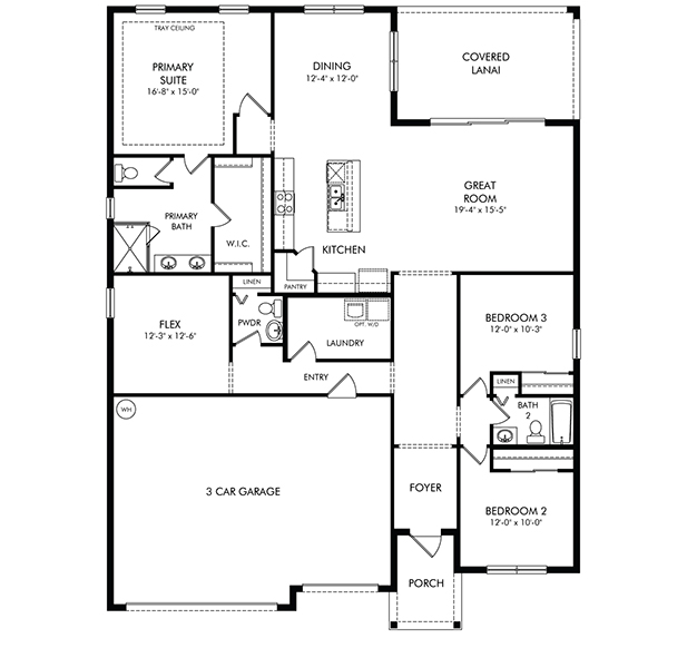 Cardinal Model Floorplan