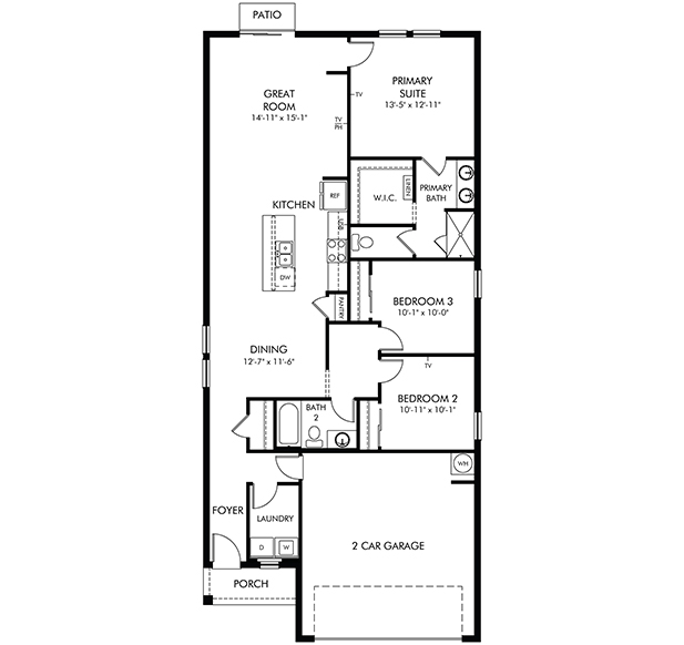 Everglade Model Floorplan