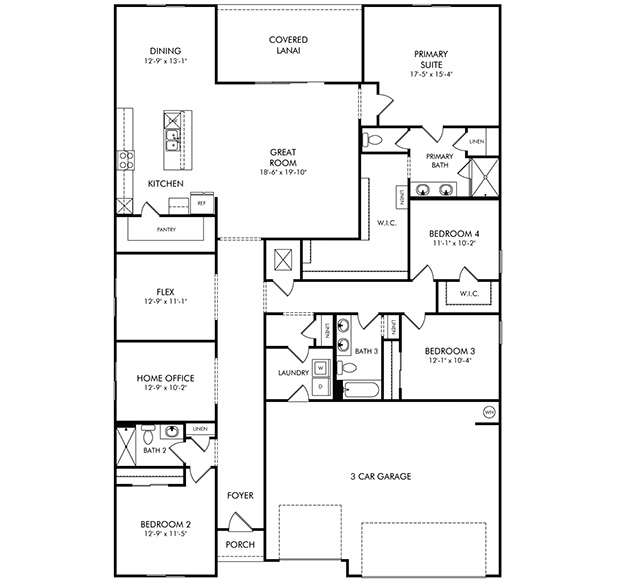 Oakhurst Model Floorplan