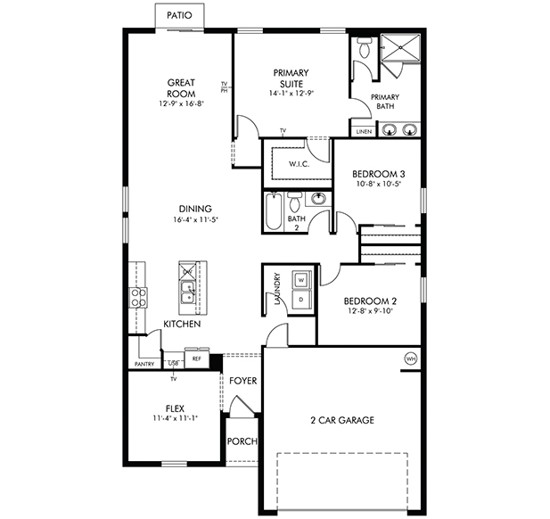 Daphne Model Floorplan