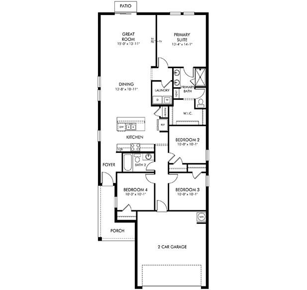 Acadia Model Floorplan