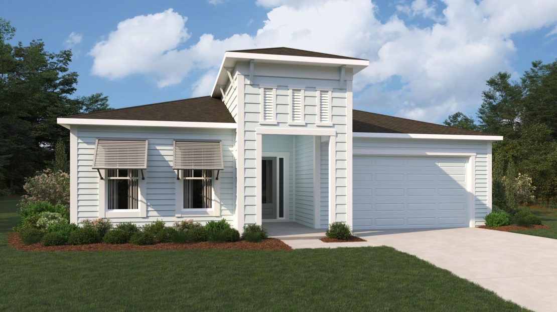 Lucia Exterior floorplan RiverTown - WaterSong