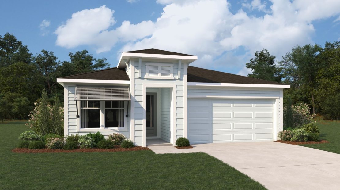 Martinique Exterior floorplan RiverTown - WaterSong