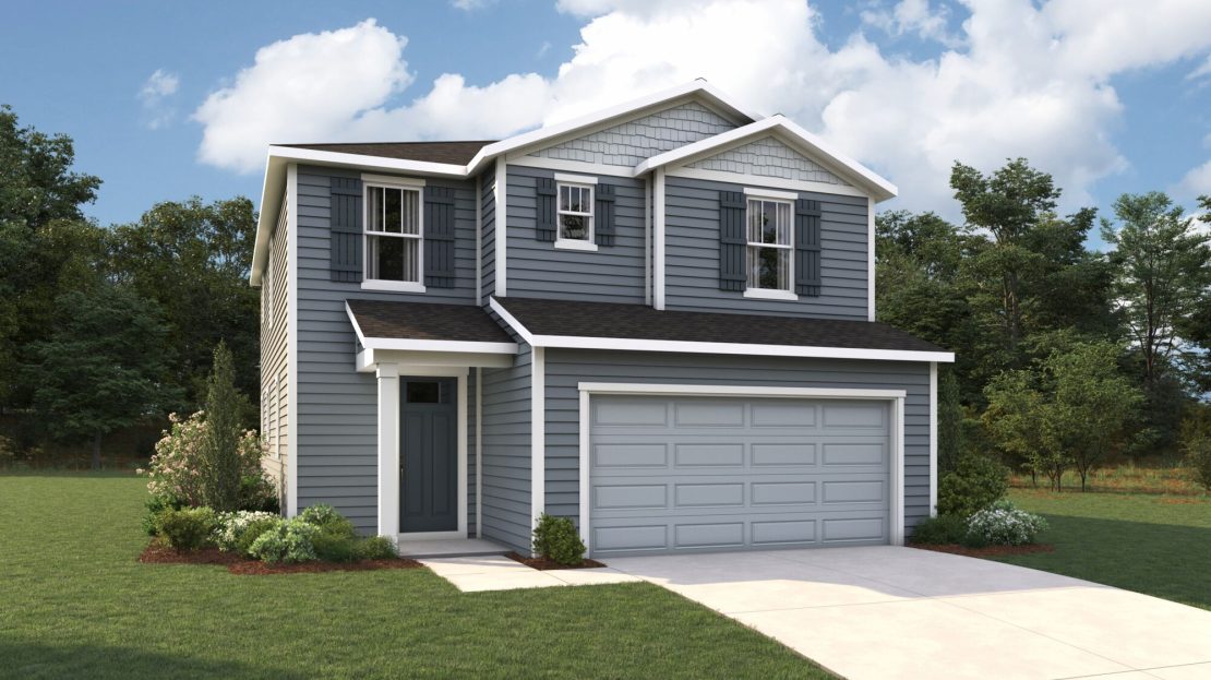 Riley Exterior floorplan Sandridge Hills