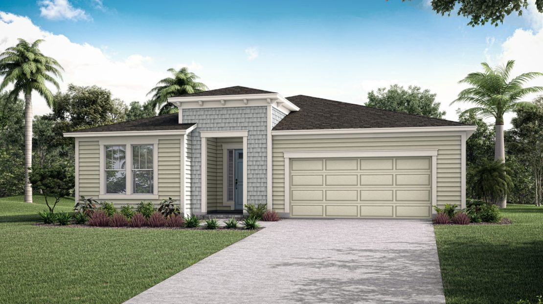 Bridge Exterior floorplan RiverTown - WaterSong