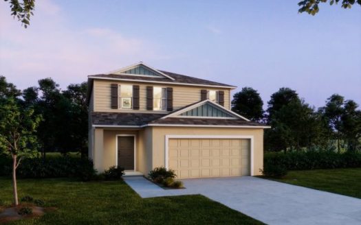 The Lancaster Exterior floorplan