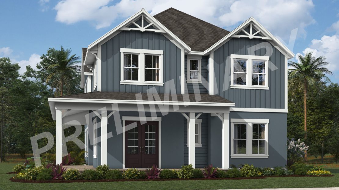 Marigold Single Family Homes floorplan Newfield - Rosette Park