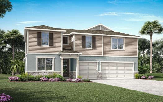 Redbud Exterior floorplan Meadowlark Landing