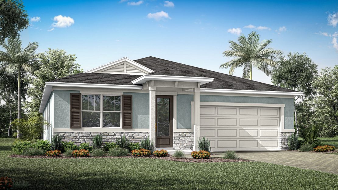 Pinnacle Exterior floorplan Meridian Parks