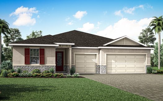 Glacier Bay Exterior floorplan Waterbrooke