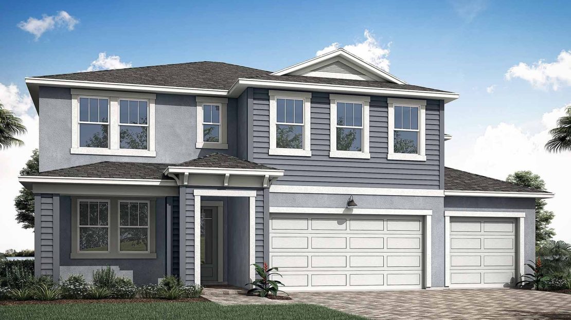 Mount Rainier Exterior floorplan Tradition - Cadence