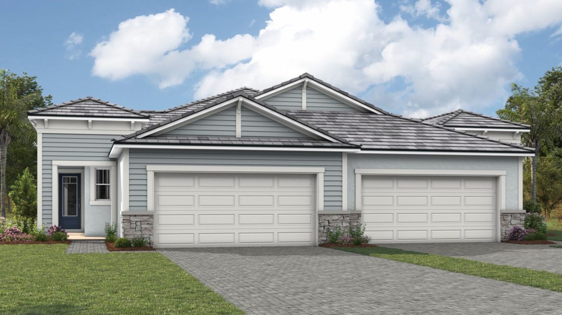 Champagne Exterior floorplan Brightmore at Wellen Park