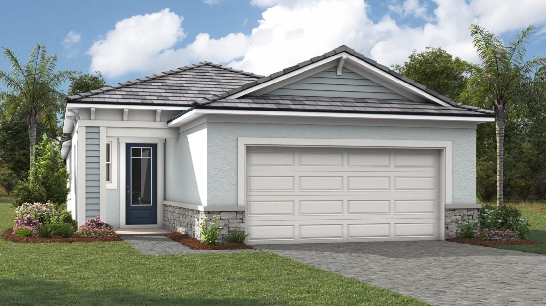 Sandstone Exterior floorplan Brightmore at Wellen Park