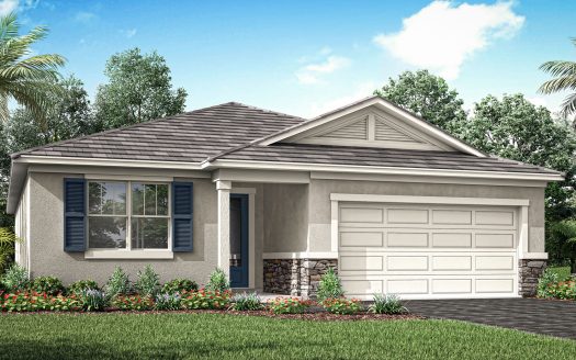 Cascades Exterior floorplan Sunstone at Wellen Park