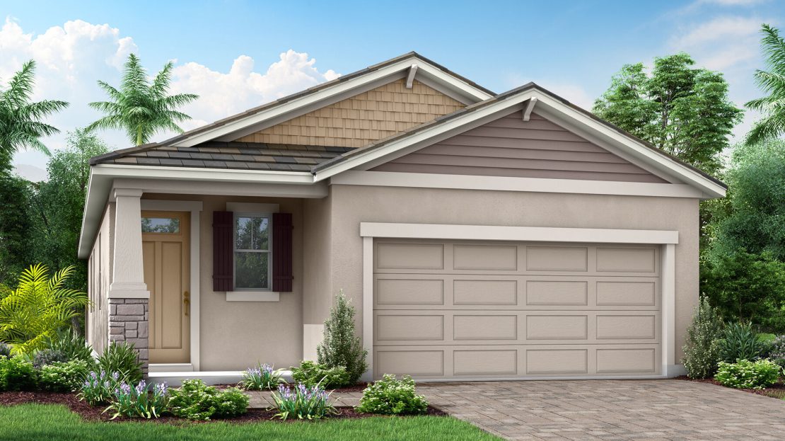 Attached Homes floorplan Sunstone at Wellen Park