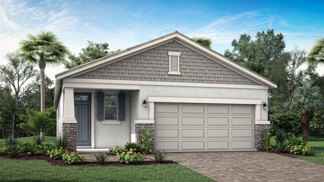 Attached Homes floorplan Sunstone at Wellen Park