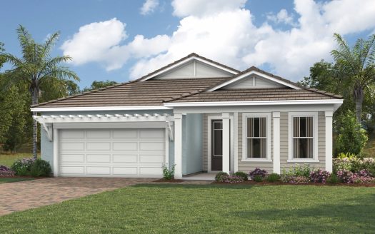 Dayspring Exterior floorplan Sunstone Lakeside at Wellen Park