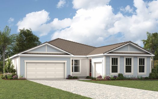 Hampton II Exterior floorplan Sunstone Lakeside at Wellen Park