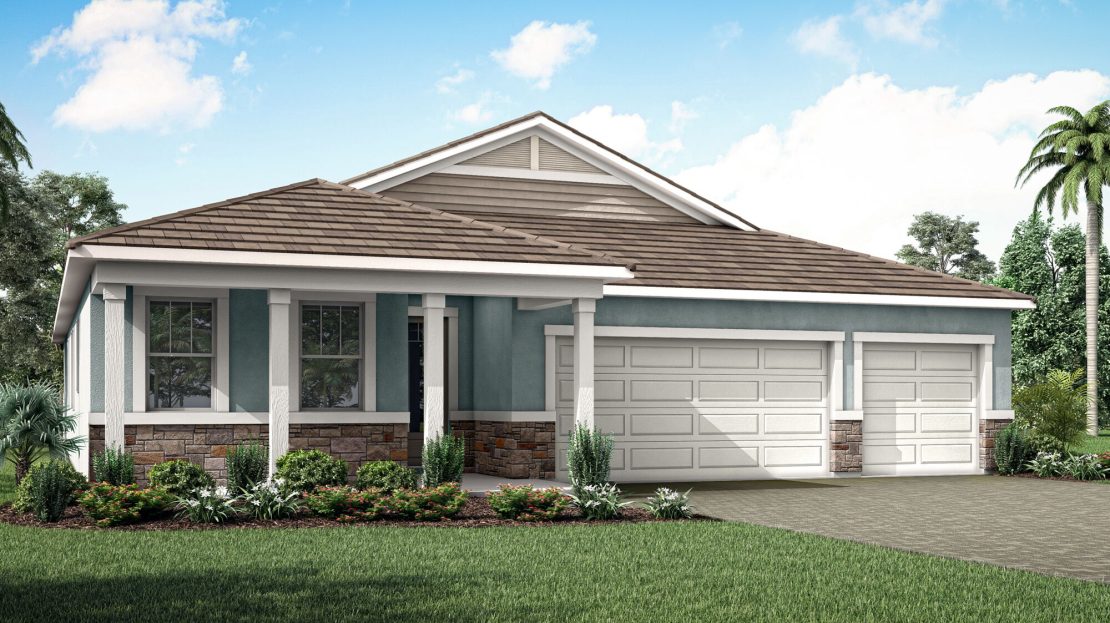 Isle Royal Exterior floorplan Sunstone Lakeside at Wellen Park
