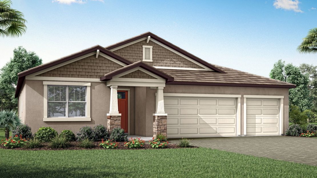 Isle Royal Single Family Homes floorplan Sunstone Lakeside at Wellen Park