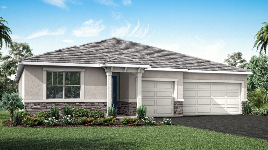 Mesa Verde Exterior floorplan Sunstone Lakeside at Wellen Park