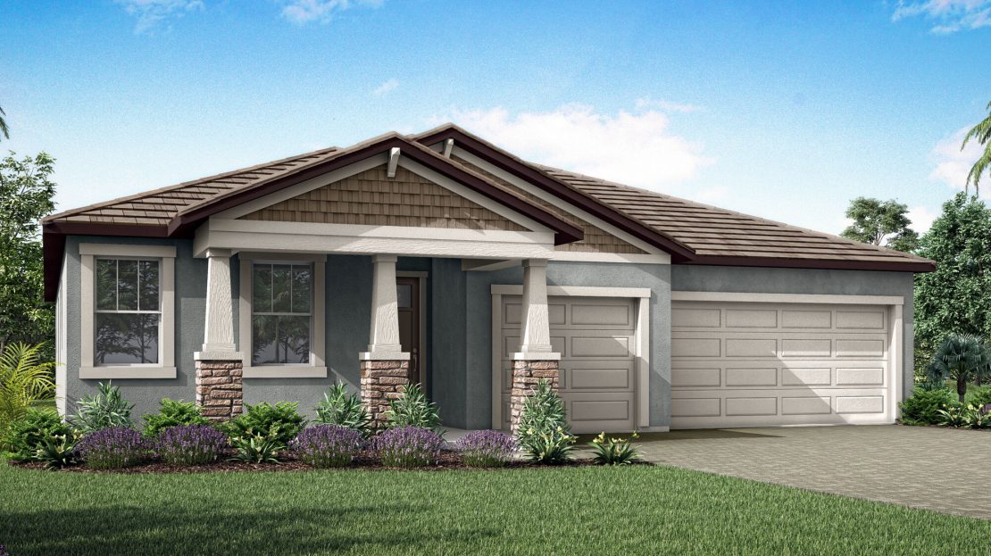 Mesa Verde Single Family Homes floorplan Sunstone Lakeside at Wellen Park