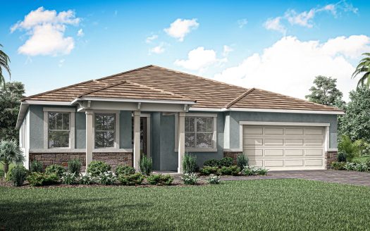 Red Rock Exterior floorplan Sunstone Lakeside at Wellen Park