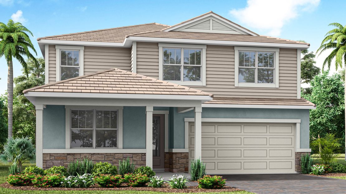 Sequoia Exterior floorplan Sunstone at Wellen Park