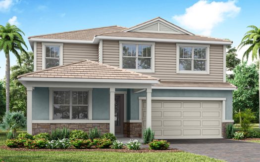 Sequoia II Exterior floorplan Sunstone Lakeside at Wellen Park