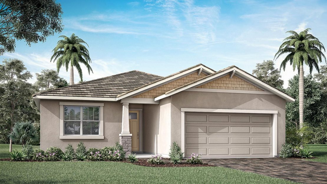 Attached Homes floorplan Sunstone at Wellen Park