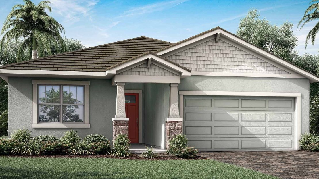 Attached Homes floorplan Sunstone at Wellen Park