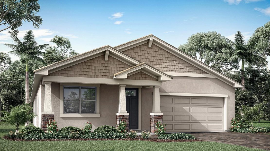 Attached Homes floorplan Sunstone at Wellen Park