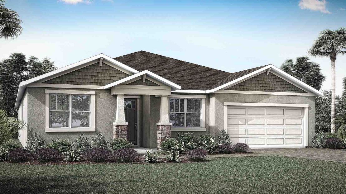 The Red Rock Single Family Homes floorplan Windwater