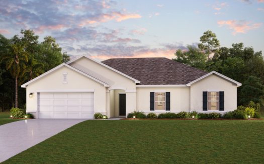Coryell Exterior floorplan