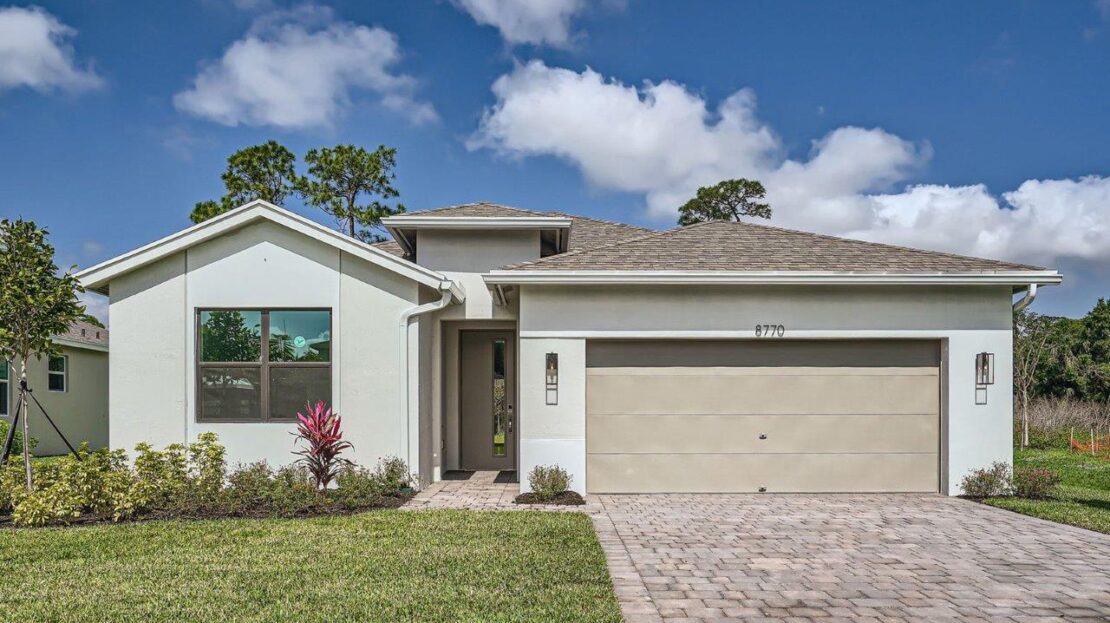 Delray Exterior floorplan