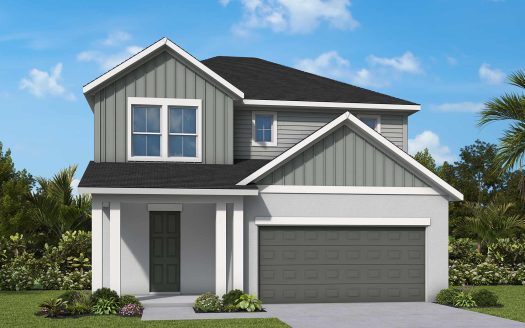 The Zander Exterior floorplan