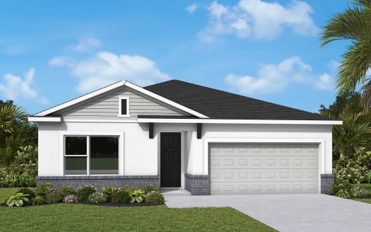 The Borrell Exterior floorplan