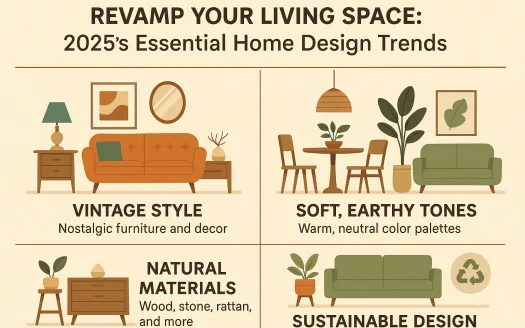 Infographic: Revamp Your Living Space: 2025’s Essential Home Design Trends