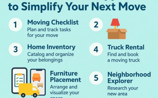 Infographic: 5 Must-Have Mobile Apps to Simplify Your Next Move
