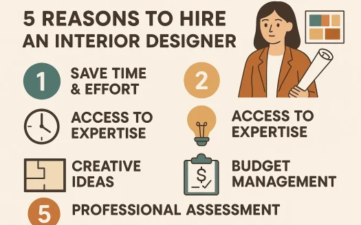 Infographic: 5 Reasons to Hire an Interior Designer