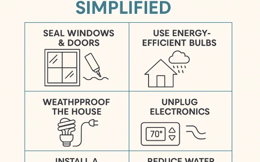 Infographic: 6 Budget-Saving Home Tips Simplified
