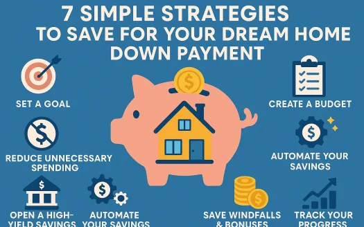 Infographic: 7 Simple Strategies to Save for Your Dream Home Down Payment