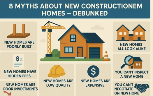 Infographic: 8 Myths About New Construction Homes — Debunked