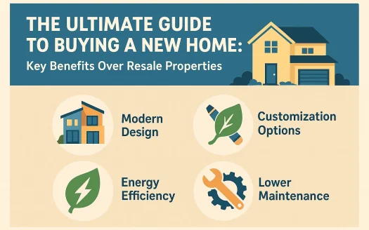 Infographic: The Ultimate Guide to Buying a New Home: Key Benefits Over Resale Properties