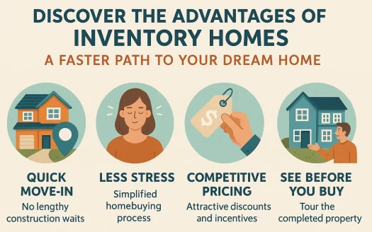 Infographic: Discover the Advantages of Inventory Homes: A Faster Path to Your Dream Home