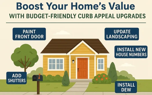 Infographic: Boost Your Home's Value with Budget-Friendly Curb Appeal Upgrades
